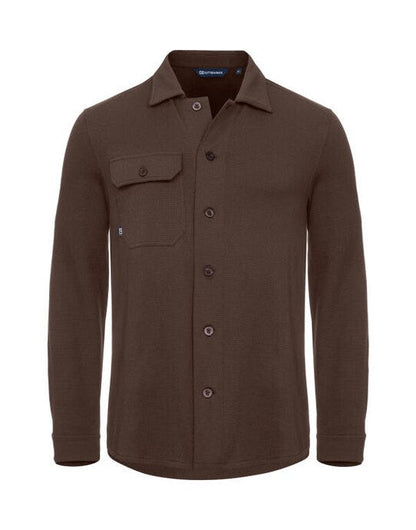 Cutter & Buck C&B Advantage Leisure Shirt - Dark Mocca