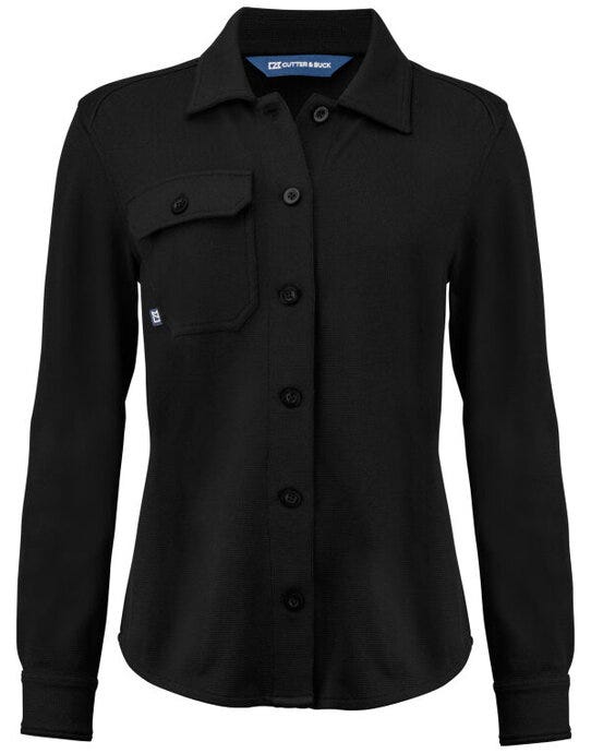 Cutter & Buck C&B Ladies Advantage Leisure Shirt - Black
