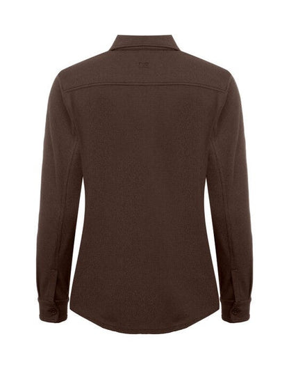 Cutter & Buck C&B Ladies Advantage Leisure Shirt - Dark Mocca