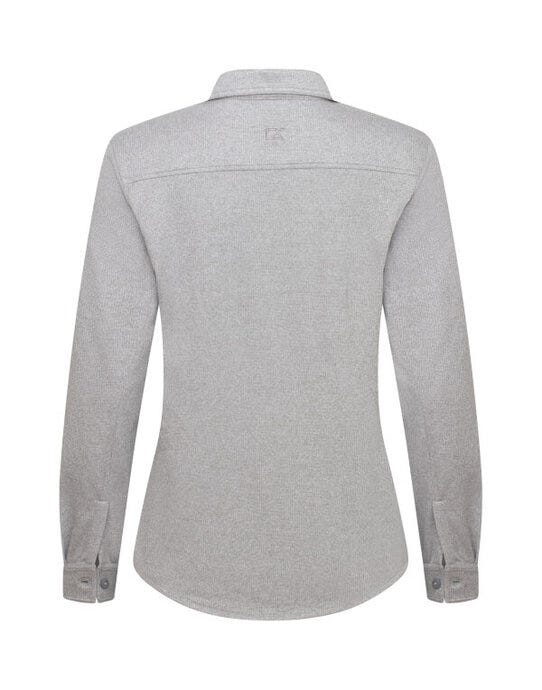 Cutter & Buck C&B Ladies Advantage Leisure Shirt - Grey Melange