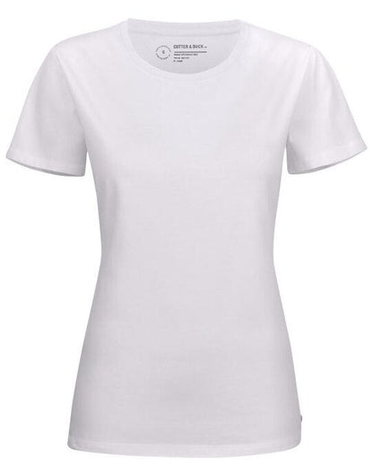 Cutter & Buck C&B Ladies Manzanita Roundneck T-Shirt - White