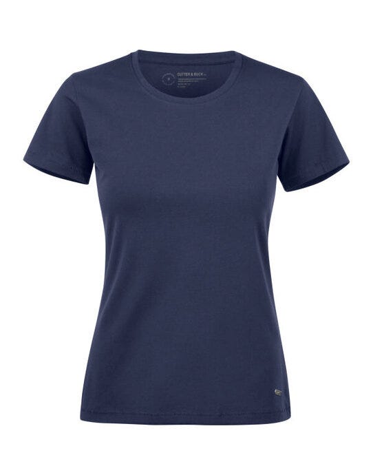 Cutter & Buck C&B Ladies Manzanita Roundneck T-Shirt - Dark Navy