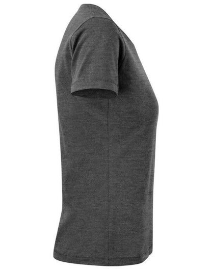 Cutter & Buck C&B Ladies Manzanita Roundneck T-Shirt - Anthracite Melange
