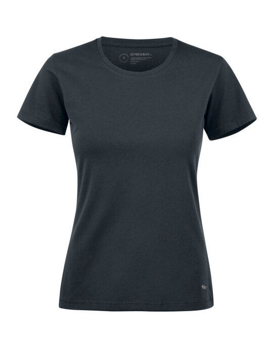 Cutter & Buck C&B Ladies Manzanita Roundneck T-Shirt - Black