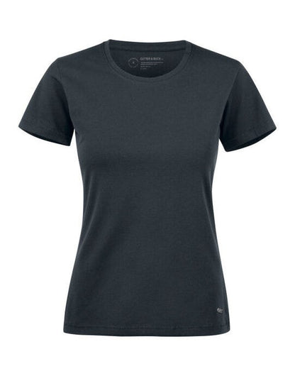 Cutter & Buck C&B Ladies Manzanita Roundneck T-Shirt - Black