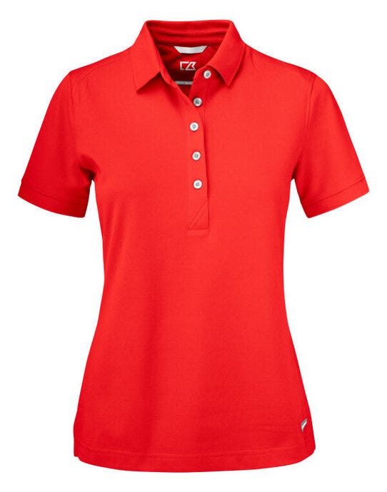 Cutter & Buck C&B Ladies Advantage Polo - Red