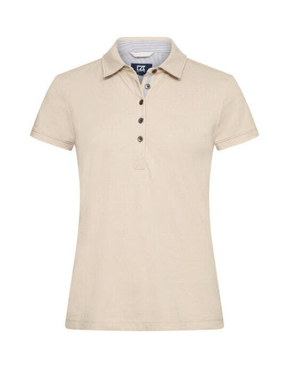 Cutter & Buck C&B Ladies Advantage Premium Polo - Beige