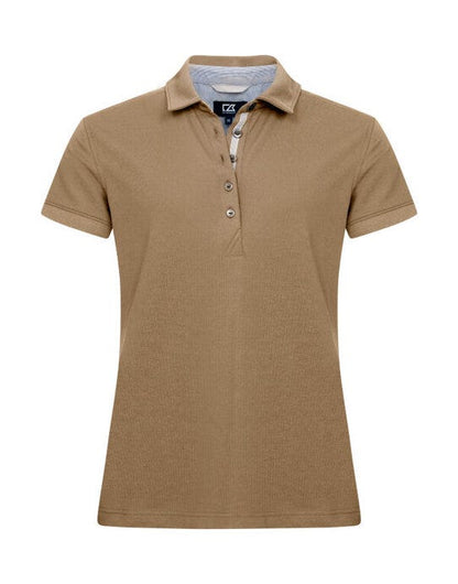 Cutter & Buck C&B Ladies Advantage Premium Polo - Khaki