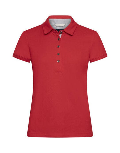 Cutter & Buck C&B Ladies Advantage Premium Polo - Red