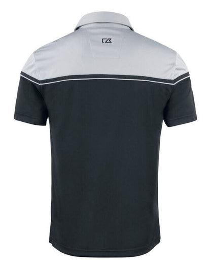 Cutter & Buck C&B Seabeck Polo - Black/Light Grey