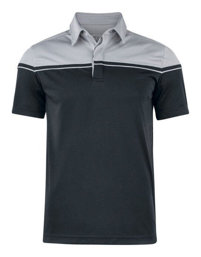 Cutter & Buck C&B Seabeck Polo - Black/Light Grey