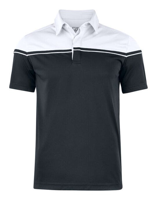 Cutter & Buck C&B Seabeck Polo - Black/White