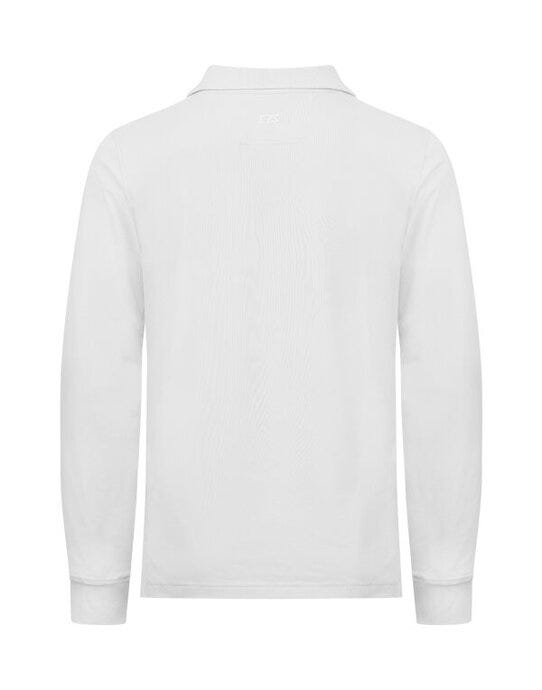 Cutter & Buck C&B Advantage Long Sleeve Polo - White