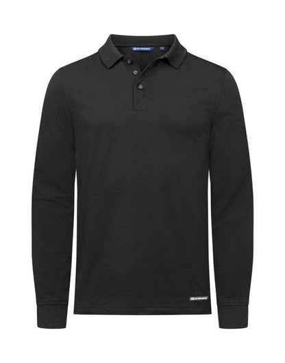 Cutter & Buck C&B Advantage Long Sleeve Polo - Black