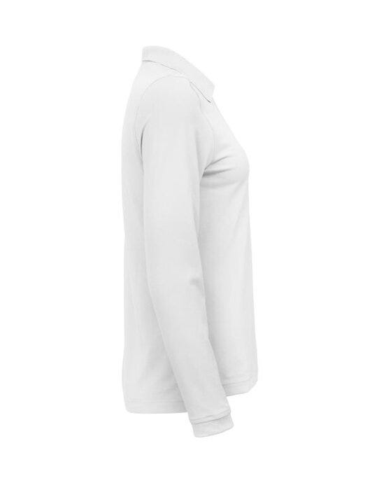 Cutter & Buck C&B Ladies Advantage Long Sleeve Polo - White
