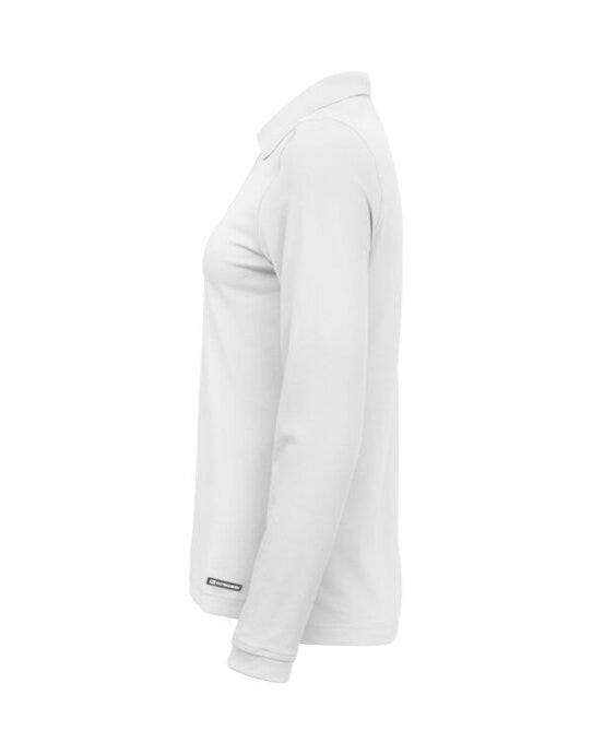 Cutter & Buck C&B Ladies Advantage Long Sleeve Polo - White
