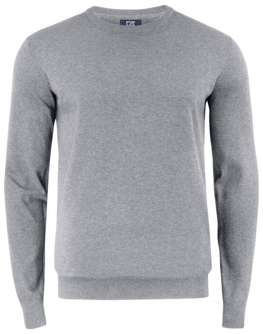 Cutter & Buck C&B Oakville Crewneck Sweater - Grey Melange