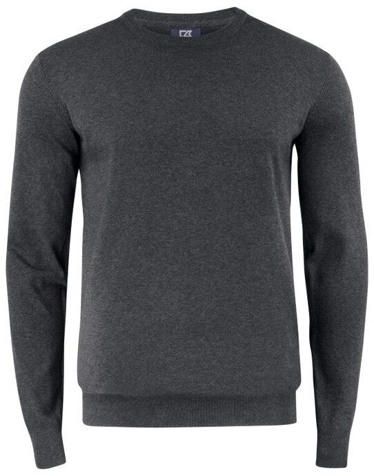 Cutter & Buck C&B Oakville Crewneck Sweater - Anthracite Melange