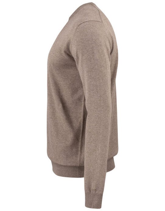 Cutter & Buck C&B Oakville Crewneck Sweater - Nougat Melange
