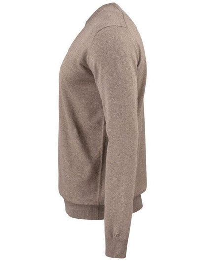 Cutter & Buck C&B Oakville Crewneck Sweater - Nougat Melange