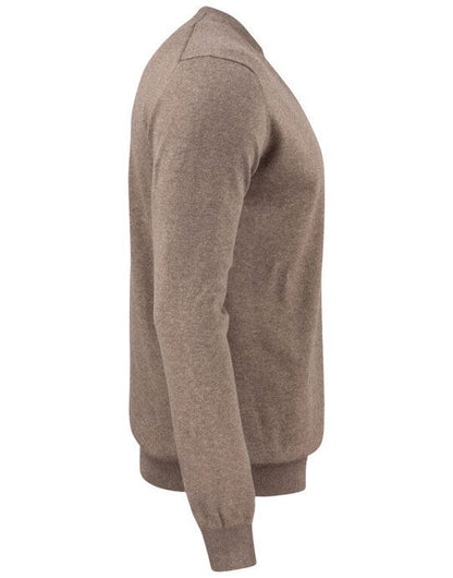 Cutter & Buck C&B Oakville Crewneck Sweater - Nougat Melange
