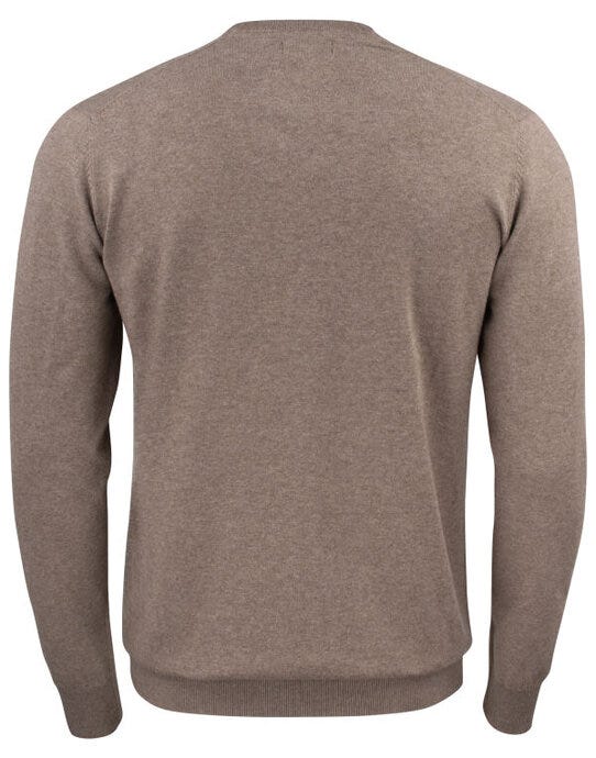 Cutter & Buck C&B Oakville Crewneck Sweater - Nougat Melange