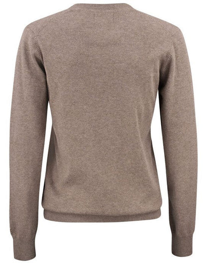 Cutter & Buck C&B Ladies Oakville Crewneck Sweat - Nougat Melange
