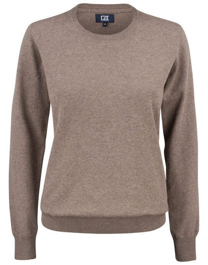 Cutter & Buck C&B Ladies Oakville Crewneck Sweat - Nougat Melange