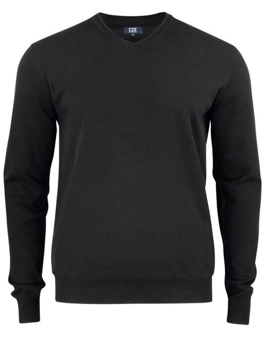 Cutter & Buck C&B Oakville V-Neck Sweater - Black