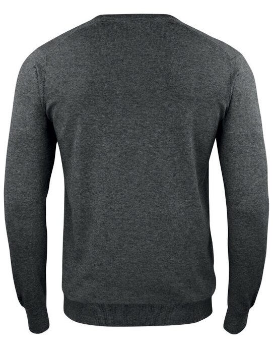 Cutter & Buck C&B Oakville V-Neck Sweater - Anthracite Melange