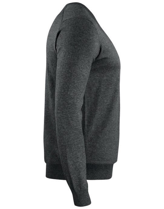 Cutter & Buck C&B Oakville V-Neck Sweater - Anthracite Melange