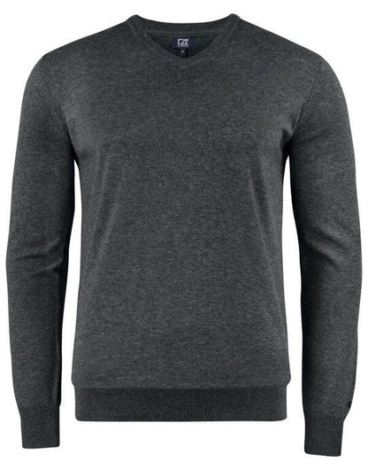Cutter & Buck C&B Oakville V-Neck Sweater - Anthracite Melange