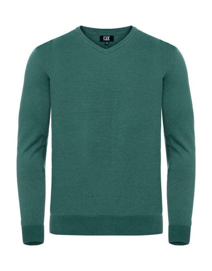 Cutter & Buck C&B Oakville V-Neck Sweater - Pine Green