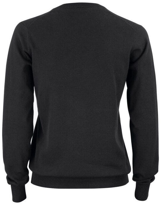 Cutter & Buck C&B Ladies Oakville V-Neck Sweater - Black