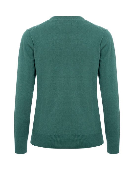 Cutter & Buck C&B Ladies Oakville V-Neck Sweater - Pine Green