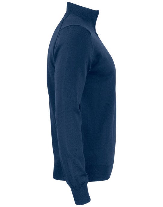 Cutter & Buck C&B Everett Half Zip Sweater - Dark Navy