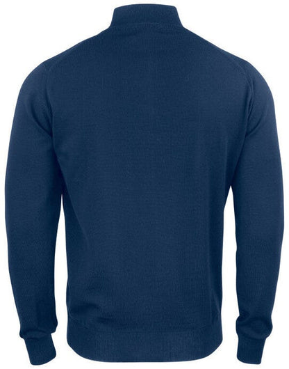 Cutter & Buck C&B Everett Half Zip Sweater - Dark Navy