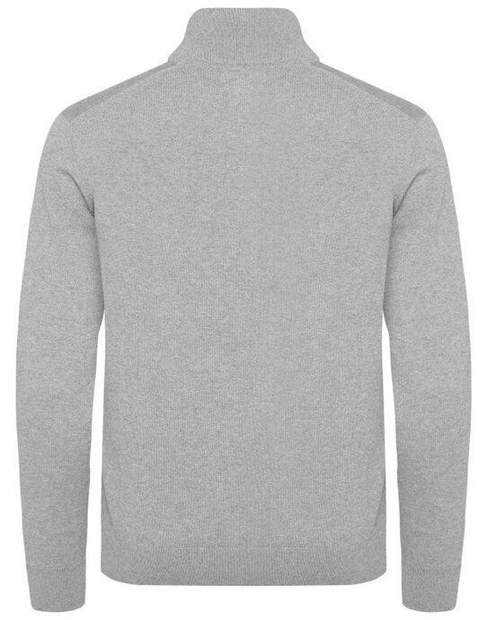 Cutter & Buck C&B Oakville Half Zip Sweater - Grey Melange