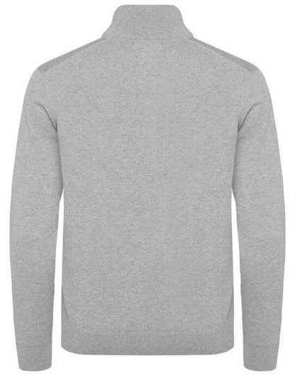 Cutter & Buck C&B Oakville Half Zip Sweater - Grey Melange