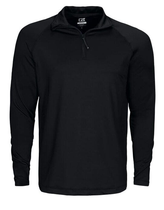 Cutter & Buck C&B Coos Bay Half Zip - Black
