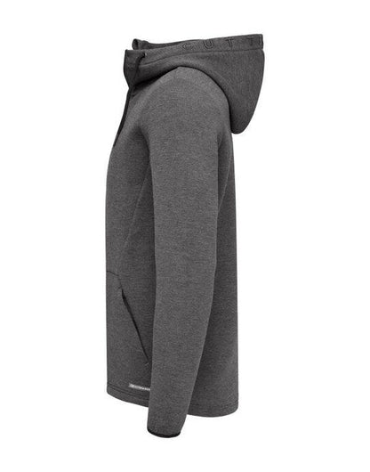Cutter & Buck C&B Pemberton Full Zip Hood - Anthracite Melange