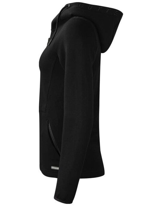 Cutter & Buck C&B Ladies Pemberton Full Zip Hood - Black