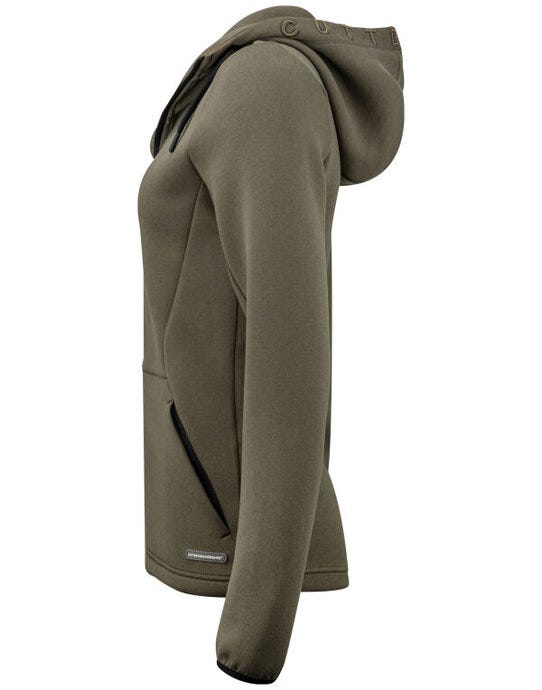 Cutter & Buck C&B Ladies Pemberton Full Zip Hood - Ivy Green