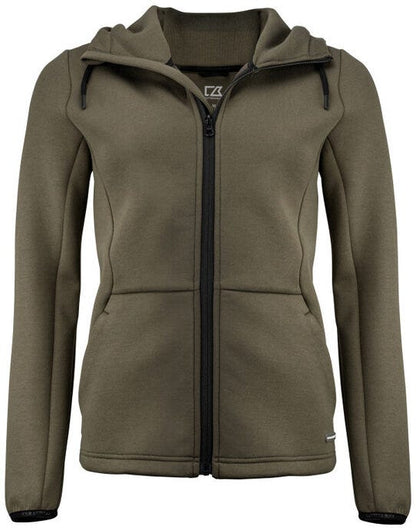 Cutter & Buck C&B Ladies Pemberton Full Zip Hood - Ivy Green