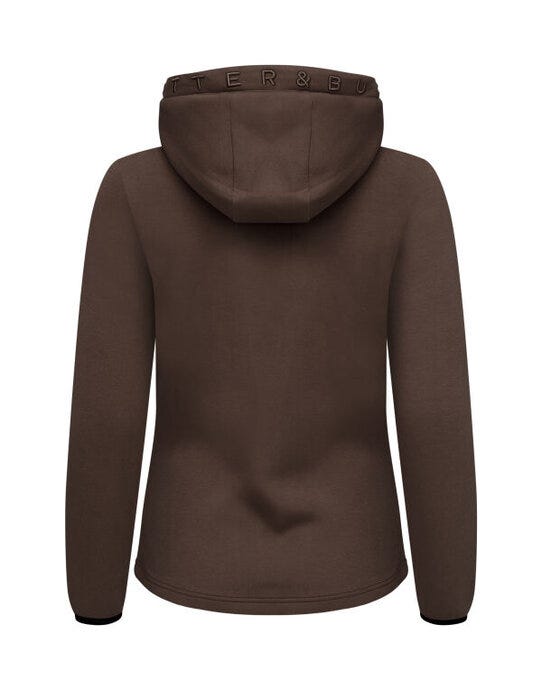 Cutter & Buck C&B Ladies Pemberton Full Zip Hood - Dark Mocca