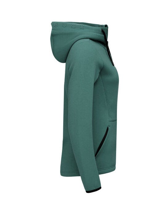 Cutter & Buck C&B Ladies Pemberton Full Zip Hood - Pine Green