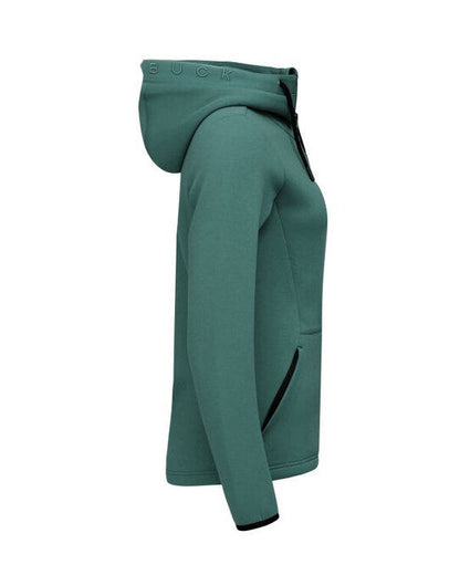 Cutter & Buck C&B Ladies Pemberton Full Zip Hood - Pine Green
