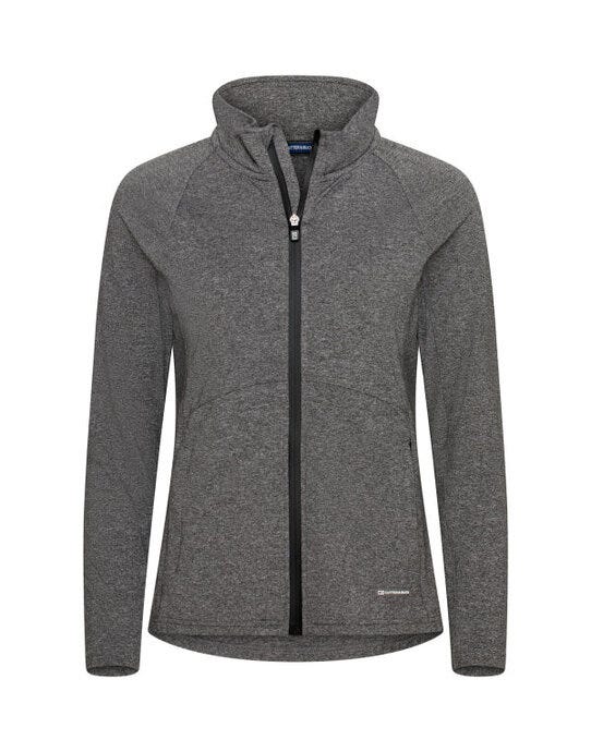 Cutter & Buck C&B Ladies Adapt Full Zip Jacket - Anthracite Melange