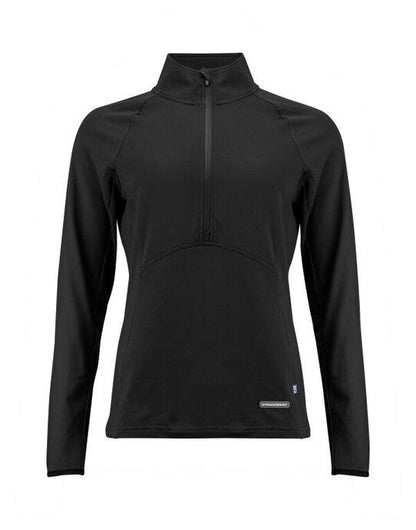 Cutter & Buck C&B Ladies Adapt Half Zip - Black