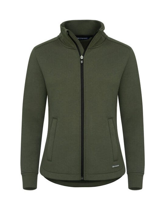 Cutter & Buck C&B Ladies Pemberton Full Zip Sweatshirt - Ivy Green